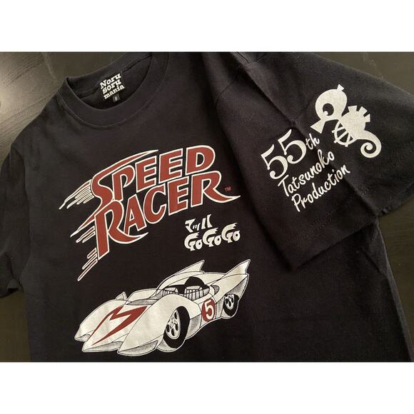 SPEED RACER ‘Mach 5’ Go-Go-Go T-Shirt sz S | Black (New) - Picture 2 of 9
